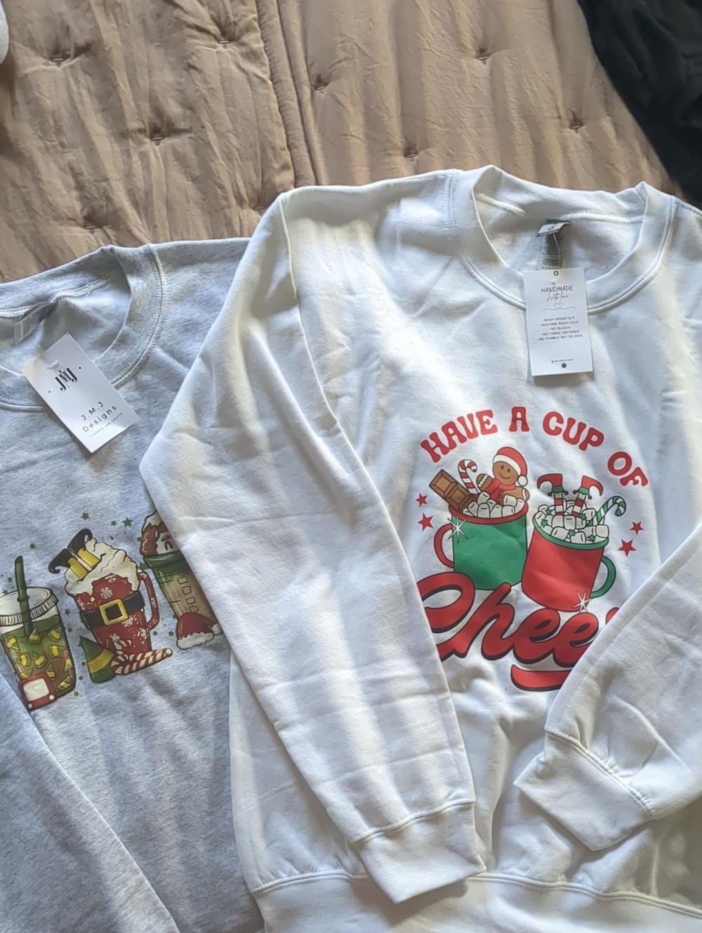 NWT Bundle Of 2 Holiday Graphic Sweatshirts Size Small